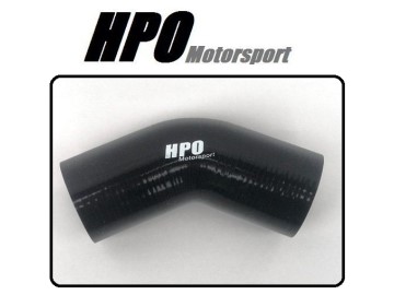 4" 45  SORT Silicone 70mm legg