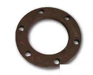 Downpipe flens 121x60,5mm SS (Rustfri)